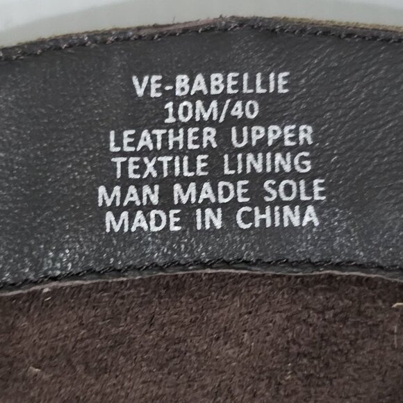 Vince Camuto Babellie Mid Calf Western Boot Square Toe Taupe Tan Suede Size 10 - Picture 13 of 14